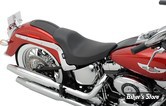  - SELLE DRAG SPECIALTIES - Smooth EZ Mount Solo Seat - SOFTAIL 00/17 - NOIR / SOLAR REFLECTIVE - 0802-00204