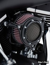   - FILTRE A AIR - COBRA - MILWAUKEE EIGHT TOURING 17UP - RPT AIR CLEANER KIT - NOIR - 606-0101-05B-SB