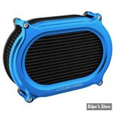 - FILTRE A AIR A.NESS - MILWAUKEE EIGHT TOURING 17UP / SOFTAIL 18/24 -  Stage II Oval Upgrade air cleaner kit - FINITION :  BLEU - 600-199