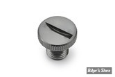 OBTURATEUR DE LOGEMENT DE RÉTROVISEUR - M10 X 1.25 - FILETAGE À DROITE - DAYTONA - TETE FENDUE - GRIS ACIER - 80940