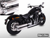 - SILENCIEUX - MILLER - SOFTAIL FXST 107" 2021UP - DESTINY - EMBOUT : SLASH CUT : POLI / CORPS : POLI - EURO 5 - HD-ST-107-X39.02