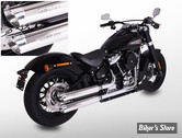 - SILENCIEUX - MILLER - SOFTAIL FXST 107" 18/20 - INDEPENDENCE - EMBOUT : SLASH CUT : POLI / CORPS : POLI - EURO 4 - HD-SST-107-X11.02
