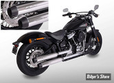 - SILENCIEUX - MILLER - SOFTAIL STREET BOB FXBB 18/20 - INDEPENDENCE - EMBOUT : TAPERED : NOIR  / CORPS : POLI - EURO 4 - HD-SB-107-X11.05