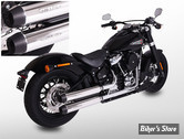 - SILENCIEUX - MILLER - SOFTAIL FXST 107" 18/20 - INDEPENDENCE - EMBOUT : TAPERED : NOIR / CORPS : POLI - EURO 4 - HD-SST-107-X11.05
