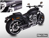 - SILENCIEUX - MILLER - SOFTAIL FXST 107" 2021UP - DESTINY - EMBOUT : SLASH CUT : POLI / CORPS : NOIR - EURO 5 -	HD-ST-107-X39.08