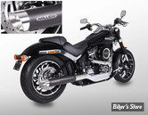 - SILENCIEUX - MILLER - SOFTAIL SPORT GLIDE 107" FLSB 21UP - DESTINY - EMBOUT : SLASH CUT : POLI / CORPS : NOIR - EURO 5 - HD-SG-107-X39.08