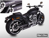 - SILENCIEUX - MILLER - SOFTAIL FXST 107" 2021UP - DESTINY - EMBOUT : STANDARD : POLI / CORPS : NOIR - EURO 5 - HD-ST-107-X39.06