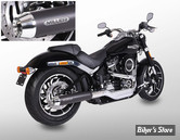 - SILENCIEUX - MILLER - SOFTAIL SPORT GLIDE 107" FLSB 21UP - DESTINY - EMBOUT : TAPERED : POLI / CORPS : NOIR - EURO 5 - HD-SG-107-X39.10