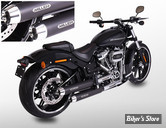 - SILENCIEUX - MILLER - SOFTAIL FLSL 107" 2021UP - DESTINY - EMBOUT : TAPERED : POLI / CORPS : NOIR - EURO 5 -	HD-SS-107-X39.10