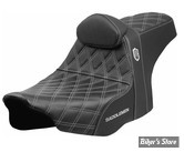 - SELLE DRAG SPECIALTIES - Pro Series SDC - TOURING 2023UP - FINITION : NOIR - COUTURES : GRISE - ANTIDERAPANTE - SC82307DB5