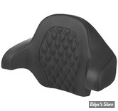 DOSSIER DE TOUR PACK - KING - TOURING 14UP - SADDLEMEN - ROADSOFA LS TOUR PACK BACKREST PAD - NOIR  / COUTURES : GRISES - 814-07-15002