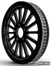66 DENTS / 1" - POULIE ARRIÈRE - OEM 40325-07 / 42200135 - CUSTOM STYLE - DNA - MAMMOTH SUPER SPOKE - NOIR -