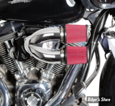 FILTRE A AIR - S&S - TOURING 08/16 / SOFTAIL 16/17 / DYNA FXDLS 16/17 - TUNED INDUCTION AIR CLEANER KIT - CHROME - 170-0636A