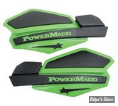 - DEFLECTEURS POUR MAINS - POWERMADD  - Star Series Handguards - COULEUR : VERT / NOIR - 34203