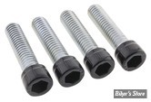ECLATE J - PIECE N° 02 - VISSERIE DE SUPPORT DE REPOSES PIEDS - SCREWS4BIKES - INOX / NOIR brillant - FR.HD.2.sw