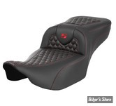 - SELLE SADDLEMEN - ROADSOFA HC ALLONGEE - EXTENDED REACH SEAT - TOURING 2023UP - NOIR / COUTURES ROUGES - 823-07-19004