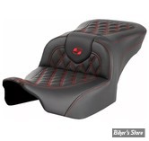 - SELLE SADDLEMAN - ROADSOFA - TOURING 2023UP - LS SEAT - NOIR / COUTURES : ROUGE - 823-07-18204