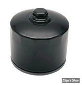 FILTRE A HUILE - SPORTSTER 80/84 ET FL/FX 82/84 - DRAG SPECIALTIES - NOIR AVEC ECROU - 63782-80A ET 63810-80