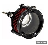 FILTRE A AIR - TRASK PERFORMANCE - MILWAUKEE EIGHT 2023UP - Trask Assault Charge High Flow Air Cleaner Kit - NOIR BRILLANT - TM-1024GBK