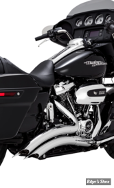 - ECHAPPEMENT - VANCE & HINES - TOURING 17UP MILWAUKEE-EIGHT® - 2 EN 2 - BIG RADIUS 2-2 PCX - CHROME - 26373