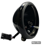 5 3/4 - COQUE DE PHARE - SOFTAIL MILWAUKEE EIGHT 18UP - HEADLIGHT BUCKET - NOIR BRILLANT - CD-18ST-BUCKET