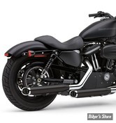 Silencieux Cobra - SPORTSTER 04/13 - 3 INCH SLIP ON - NOIR - 6030B