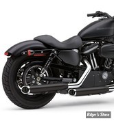 Silencieux Cobra - SPORTSTER 04/13 - 3 INCH SLIP ON - NOIR - 6030B