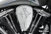 FILTRE A AIR - BARON CUSTOM ACCESSORIES - BIG AIR KIT "BAK" - HONDA VTX 1800 - PINSTIPING / CHROME - BA-2060-13