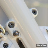 ECLATE O - PIECE N° 04B - KIT VISSERIE DE GARDE BOUE AVANT - OEM 10500015 - SOFTAIL FLDE / FLFB / FLHC / FLSL - SCREWS4BIKES - NOIR BRILLANT - FF.HD.5.sw