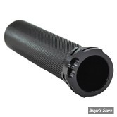 MANCHON DE TIRAGE -  TC BROS. 1" BILLET MOTORCYCLE THROTTLE TUBE - NOIR - HC108UN-BK