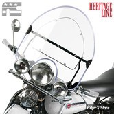 PARE BRISE NATIONAL CYCLE - VINTAGE REPRODUCTION BEADED WINDSHIELD - ECRAN INFERIEUR : CLAIR - N2200