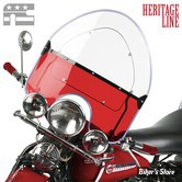 PARE BRISE NATIONAL CYCLE - VINTAGE REPRODUCTION BEADED WINDSHIELD - ECRAN INFERIEUR : ROUGE - N2201