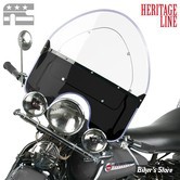 PARE BRISE NATIONAL CYCLE - VINTAGE REPRODUCTION BEADED WINDSHIELD - ECRAN INFERIEUR : NOIR - N2203