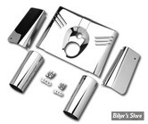 ECLATE N - PIECE N° 22 / 23 / 26 / 68 - Capotage de phare - Softail FLST 86up - 5 PIECES - Chrome