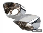 EMBOUTS D'ECHAPPEMENT S&S - SPO OVAL SLIP-ON MUFFLERS - CHROME