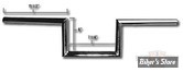 GUIDON JAMMER - Z-BAR - HAUTEUR : 6" WIDE STYLE - FINITION : CHROME - AVEC EMPREINTES