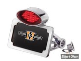 Plaque laterale - SOFTAIL 87/99 - BILLET - Cateye LED horizontale