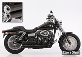 ECHAPPEMENT FALCON CUSTOM PARTS - DYNA06/17 - DOUBLE GROOVE - NOIR