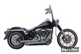 ECHAPPEMENT SANTEE - DRAG PIPES - SOFTAIL 12/17- 2 1/4" - NOIR