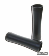 ECLATE N - PIECE N° 68 - COUVRES TUBES DE FOURCHE - CUSTOM RR - CURVED - DYNA - FINITION : FLAT BLACK / NOIR MAT