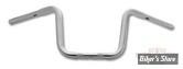 - GUIDON APEHANGER - Guidon Santee Ape Hanger - HAUTEUR : 11" - PERCE - Finition : CHROME