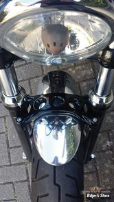 GARDE BOUE AVANT CUSTOM - SPORTSTER FORTY EIGHT - BLECHFEE - MAD MAX - ALUMINIUM BRUT