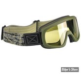 LUNETTES MOTO - BILTWELL - OVERLAND 2.0 GRUNT GOGGLE - COULEUR : CAMO / OLIVE