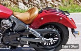 PORTE BAGAGES SOLO - POUR INDIAN SCOUT - MOTHERWELL - LARGEUR : 7" - NOIR BRILLANT - MWL-610-GB