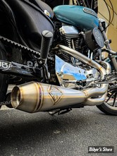 - ECHAPPEMENT - SP CONCEPTS EXHAUST SYSTEM - SPORTSTER 2004/2013 - LANE SPLITTER - INOX - SPC-8-001