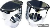 RISERS - HAUTEUR :  42MM -RISERS INFINITY POUR GUIDONS EN 1" - FINITION : CHROME