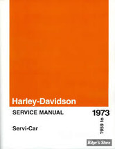 MANUEL D'ENTRETIEN / SERVICE MANUAL - SERVI-CAR 59/73 - OEM 99486-73 - HD -  EN ANGLAIS