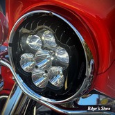 7" - OPTIQUE CUSTOM DYNAMICS  - SHARK DEMON™ PERFORMANCE LED HEADLIGHT FOR BATWING & ROAD KING - SD2-BW-W
