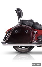   SILENCIEUX - V-PERFORMANCE - INDIAN CHIEFTAIN / CHALLENGER / SPRINGFIELD / ROADMASTER - SLIP-ON - CHROME - EMBOUT : BANGER - AIND0010001