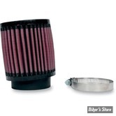 FILTRE A AIR - DIAMÈTRE D'ENTRÉE : Ø 64MM / ANGLE : 5° / L : 102MM - K&N - RB-0700